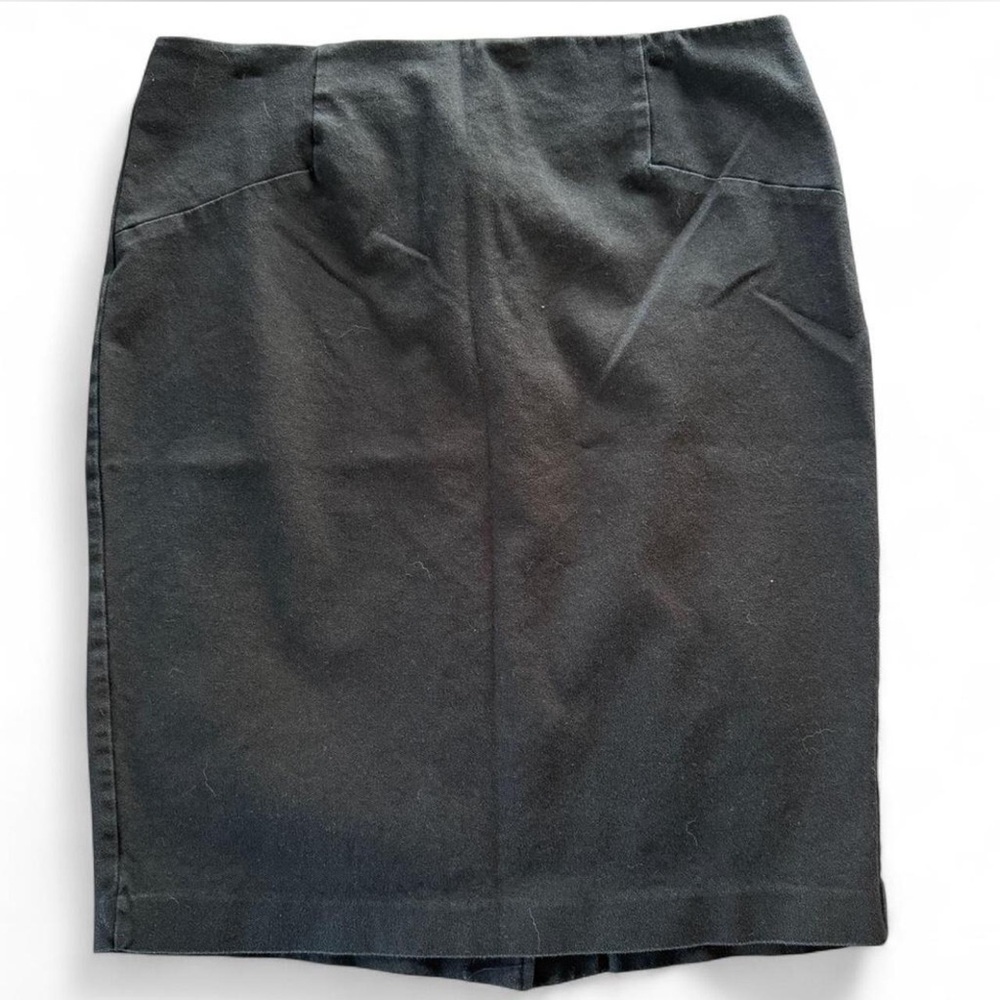 Simply Styled Classic Black Pencil Skirt
